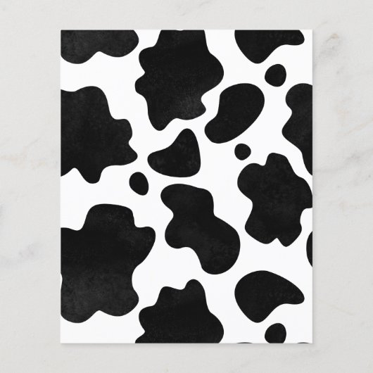 牛納屋周囲の庭誕生日パーティーサンキューカード (裏面)