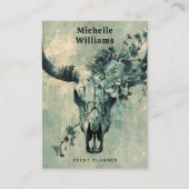 牛素朴スカルフローラボホウェスタン 名刺 (正面)