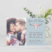 牛素朴スカルフローラ赤面水色B写真 セーブザデート (スタンド正面)