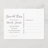 牛素朴スカルボホフローラ写真B日付の保存 案内ポストカード (裏面)