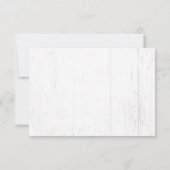 牛素朴スカルボホフローラ赤面ピンクウォーター色 出欠カード (裏面)