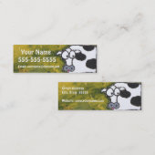 牛細い名刺 スキニー名刺 (正面/裏面)