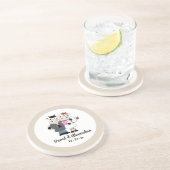 牛結婚式の引き出物デコール コースター (側面)