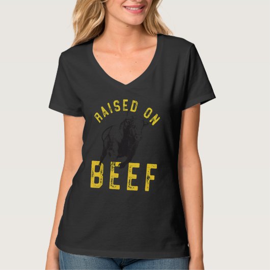 牛肉で育つ Tシャツ (正面)