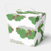 牛肉とブロッコリー中国のテイクアウト食品 フェイバーボックス (裏面サイド)