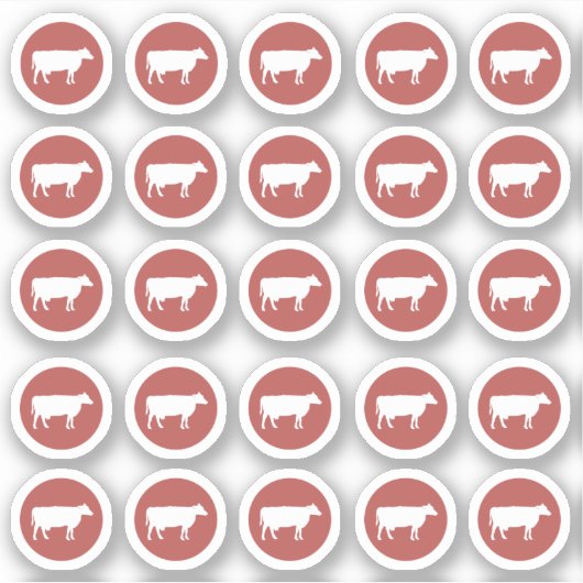 牛肉を選ぶ シール (正面)