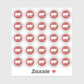 牛肉を選ぶ シール (シート)