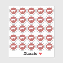 牛肉を選ぶ シール