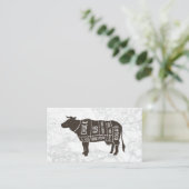 牛肉図 名刺 (スタンド正面)