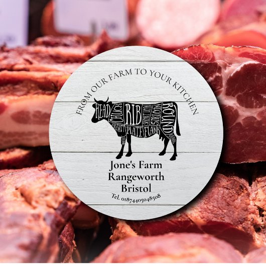 牛肉農家マーケティング産乳農家 ラウンドシール