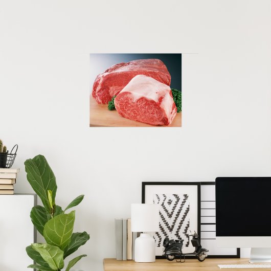 牛肉3 ポスター (ホームオフィス)