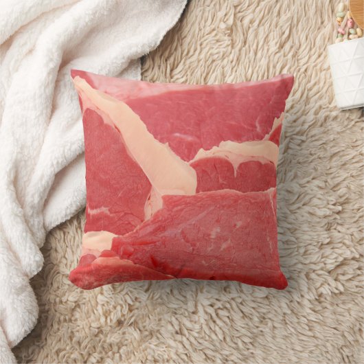 牛肉 クッション (ブランケット)