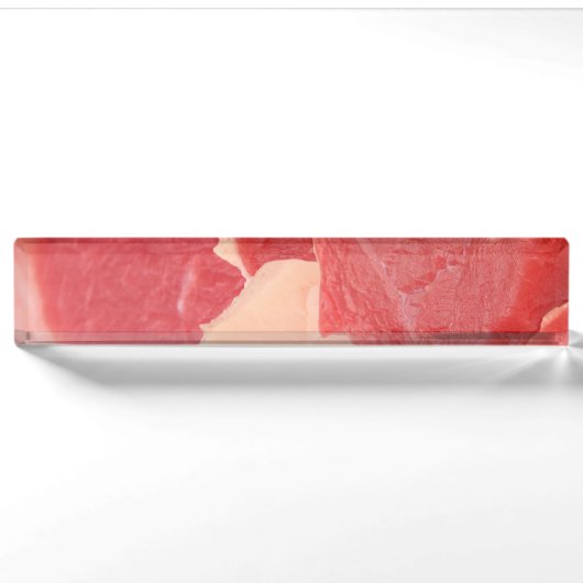 牛肉 デスクネームプレート (正面)
