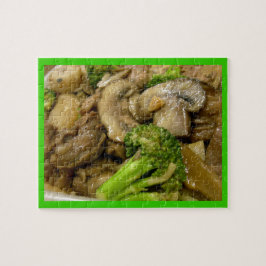 牛肉・ブロッコリー・きのこ炒め ジグソーパズル