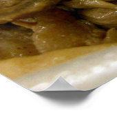 牛肉・ブロッコリー・きのこ炒め ポスター (角)