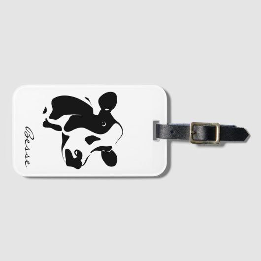 牛荷札 ラゲッジタグ (正面横)