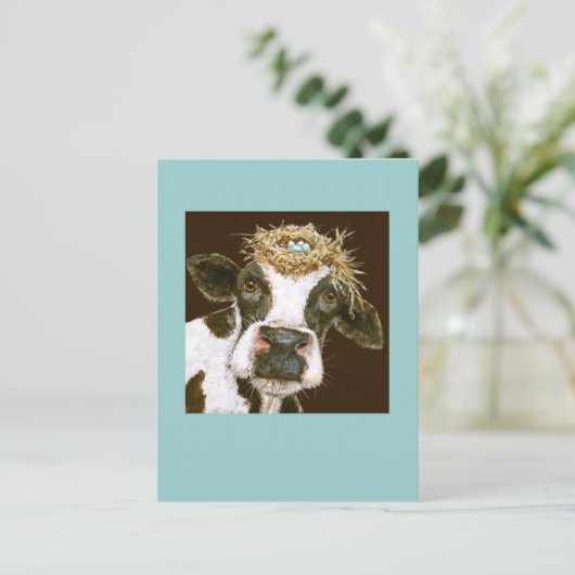 牛葉書 ポストカード (スタンド正面)