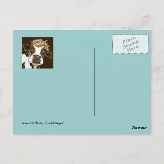 牛葉書 ポストカード (裏面)