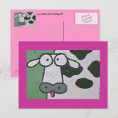 牛葉書 ポストカード (正面/裏面)