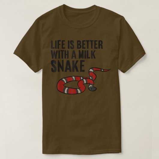 牛蛇の命は好い Tシャツ (デザイン正面)