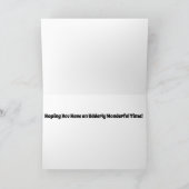 牛誕生日カード – ファームシリーズ – 折り畳みカード シーズンカード (内部)