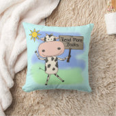 牛読の本 クッション (ブランケット)