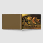 牛赤と白付きカート(ビンセント・ファン・ゴッホ) ゲストブック (全面)