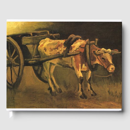 牛赤と白付きカート(ビンセント・ファン・ゴッホ) ゲストブック (正面)