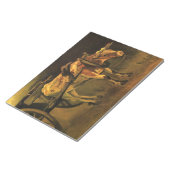 牛赤と白付きカート(ビンセント・ファン・ゴッホ) ノートパッド (アングル)