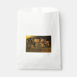 牛赤と白付きカート(ビンセント・ファン・ゴッホ) フェイバーバッグ