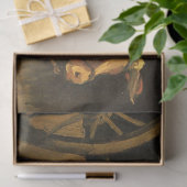 牛赤と白付きカート(ビンセント・ファン・ゴッホ) 薄葉紙 (ギフト)