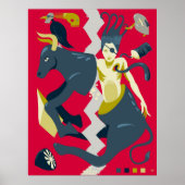 牛踊り ポスター (正面)