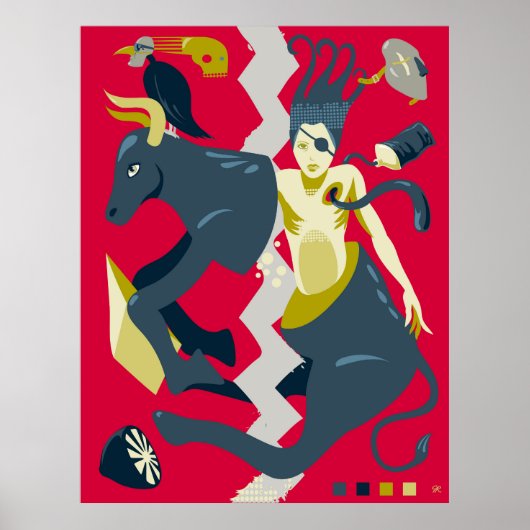 牛踊り ポスター (正面)