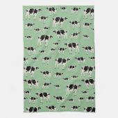 牛農場動物パターン キッチンタオル (縦)