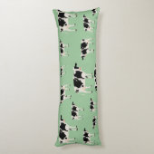 牛農場動物パターン ボディピロー (裏面 (縦))