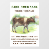 牛農場 ウィンドウサイン (シート)