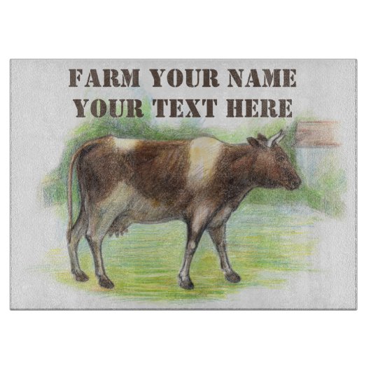 牛農場 カッティングボード (正面)