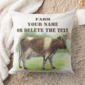 牛農場 クッション (ブランケット)