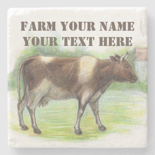 牛農場 ストーンコースター (正面)