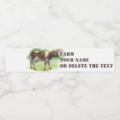 牛農場 ペットボトルラベル (シングルラベル)