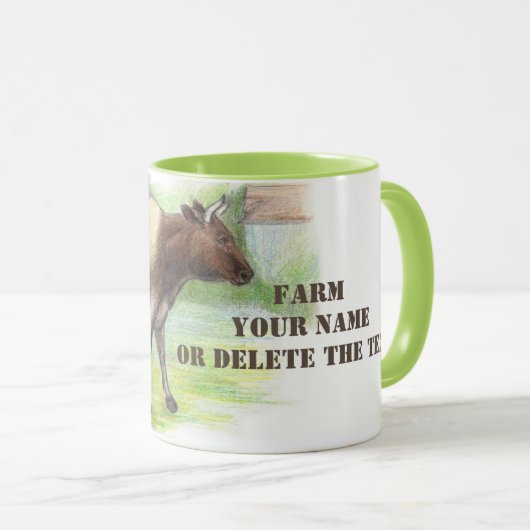 牛農場 マグカップ (正面右)