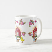 牛農家ファームイエローダックマグ コーヒーマグカップ (正面右)