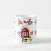 牛農家ファームイエローダックマグ コーヒーマグカップ (中央)