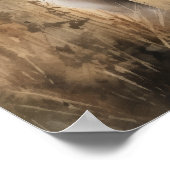 牛農畜芸プリントポスター ポスター (角)