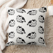 牛進化の綿の装飾用クッション20x20 クッション (ブランケット)