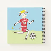 牛遊のサッカー子供のスケッチ/練習ノート ノートブック (裏面)