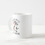 牛遊の糞とおもしろいよく コーヒーマグカップ (正面左)