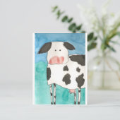 牛郵便はがき ポストカード (スタンド正面)