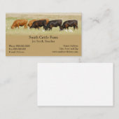 牛酪農業者の名刺 名刺 (正面/裏面)