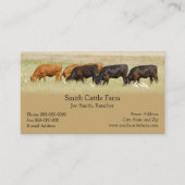 牛酪農業者の名刺 名刺 (正面)